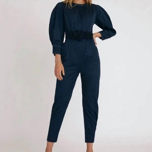 Something Navy - Caroline Solid Jumpsuit