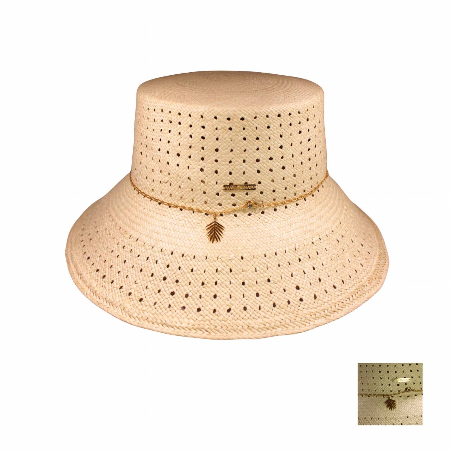Makipalmata - Women's Handmade Jeweled Bucked Hat