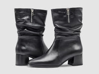 Aga - Women's Nadia Tall Leather Booties
