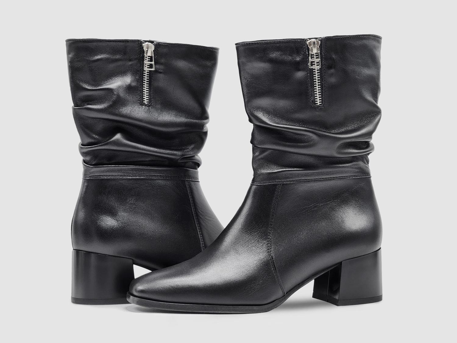 Aga - Women's Nadia Tall Leather Booties