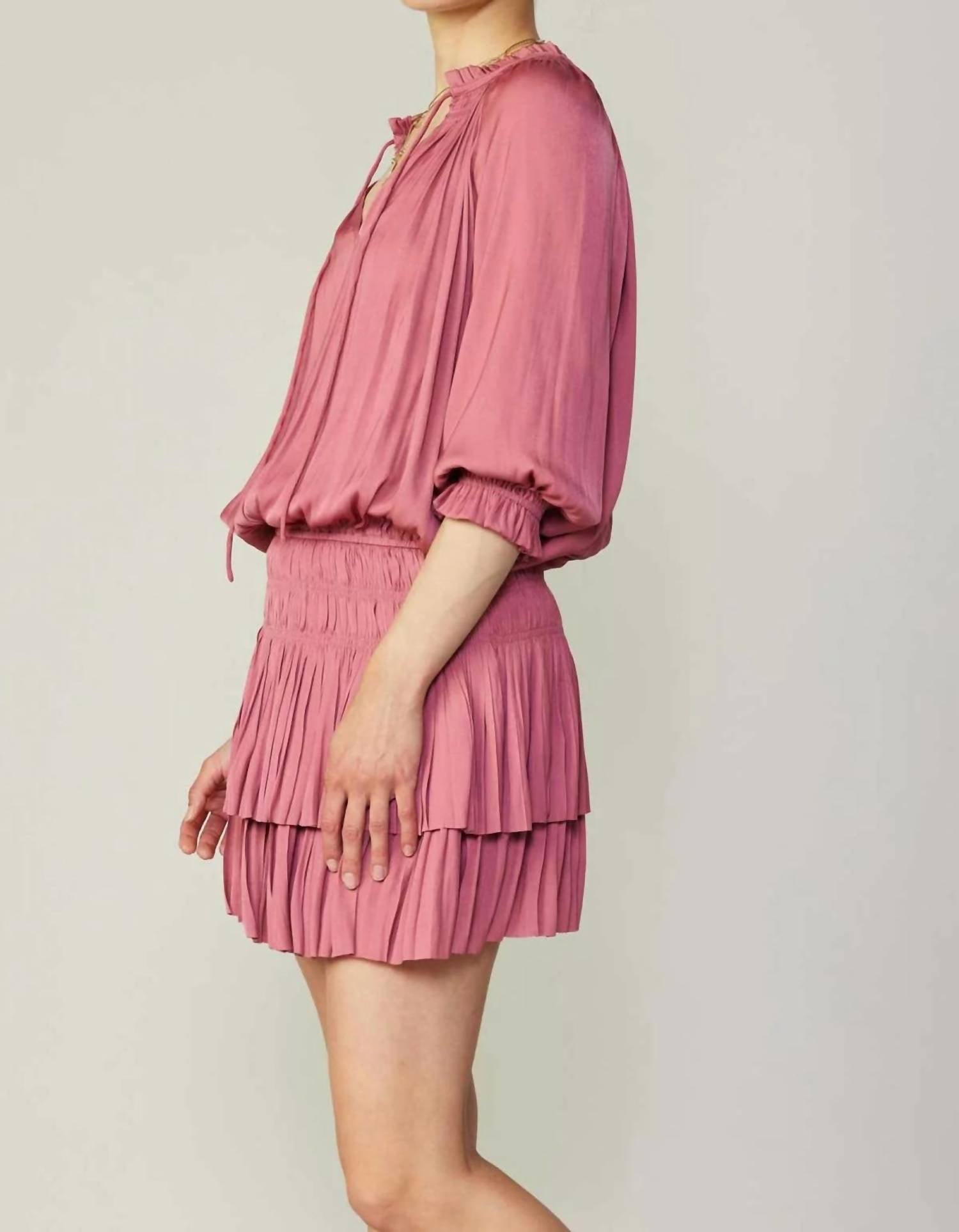 Current Air - Andrea Pleated Mini Dress