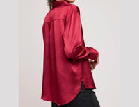 Gentle Fawn Women's Simone Blouse in red - women's blouse - detail view