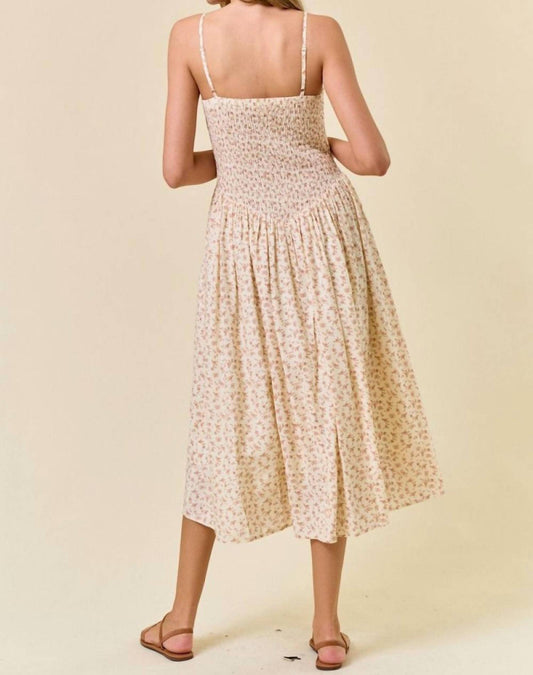 Doe And Rae - Rae Floral Smocked Dress