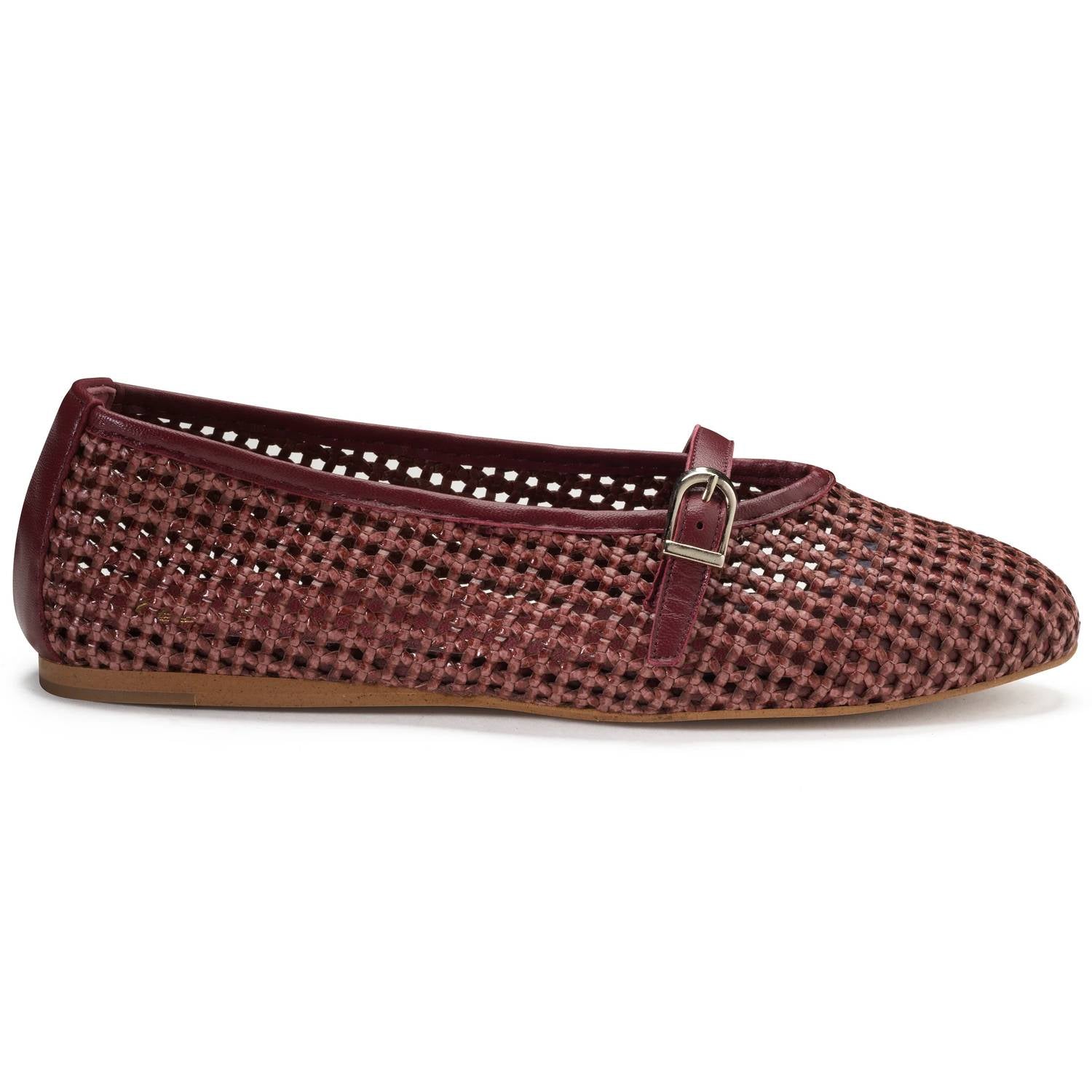Blublonc - Women's Natalie Mary Jane Strap Detail Flats