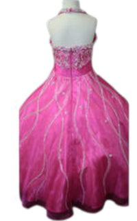 Little Rosie - Girl's Fit And Flare Maxi Dress