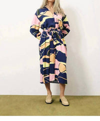 Frnch - Cindel Long Sleeve Button Up Dress