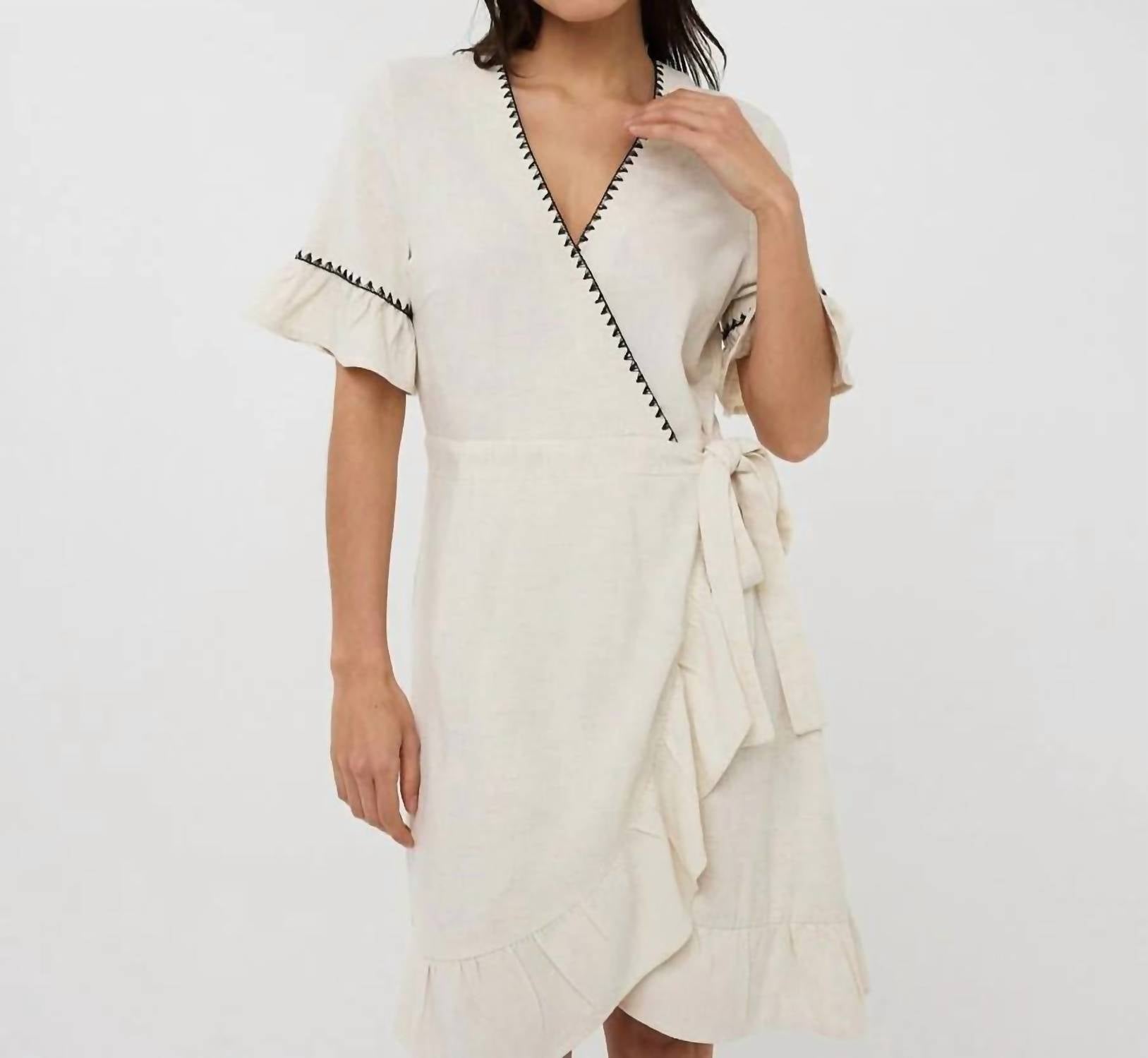 Esqualo - Dana Contrast Stitch Midi Dress