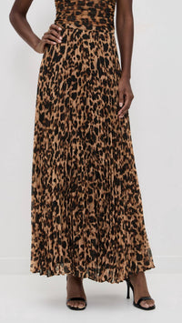 L'Agence - Torin Pleated Maxi Skirt
