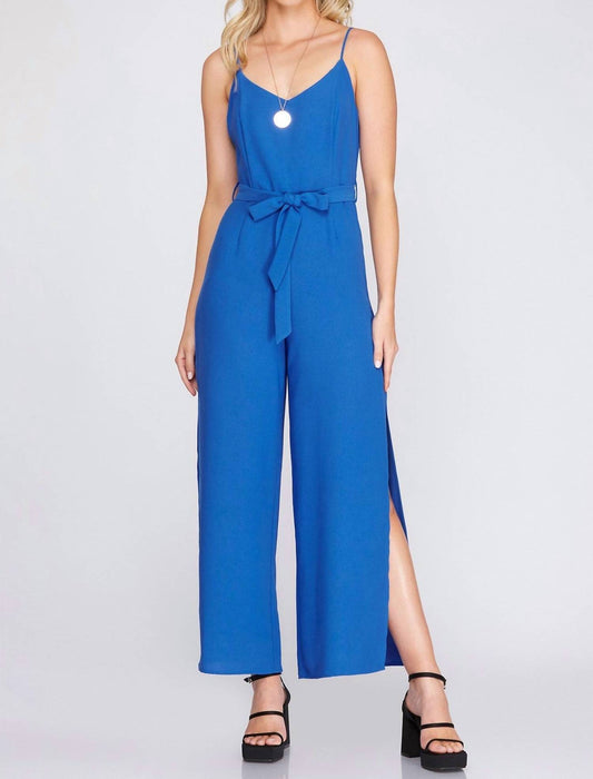 She + Sky - Woven Cami Jumpsuit