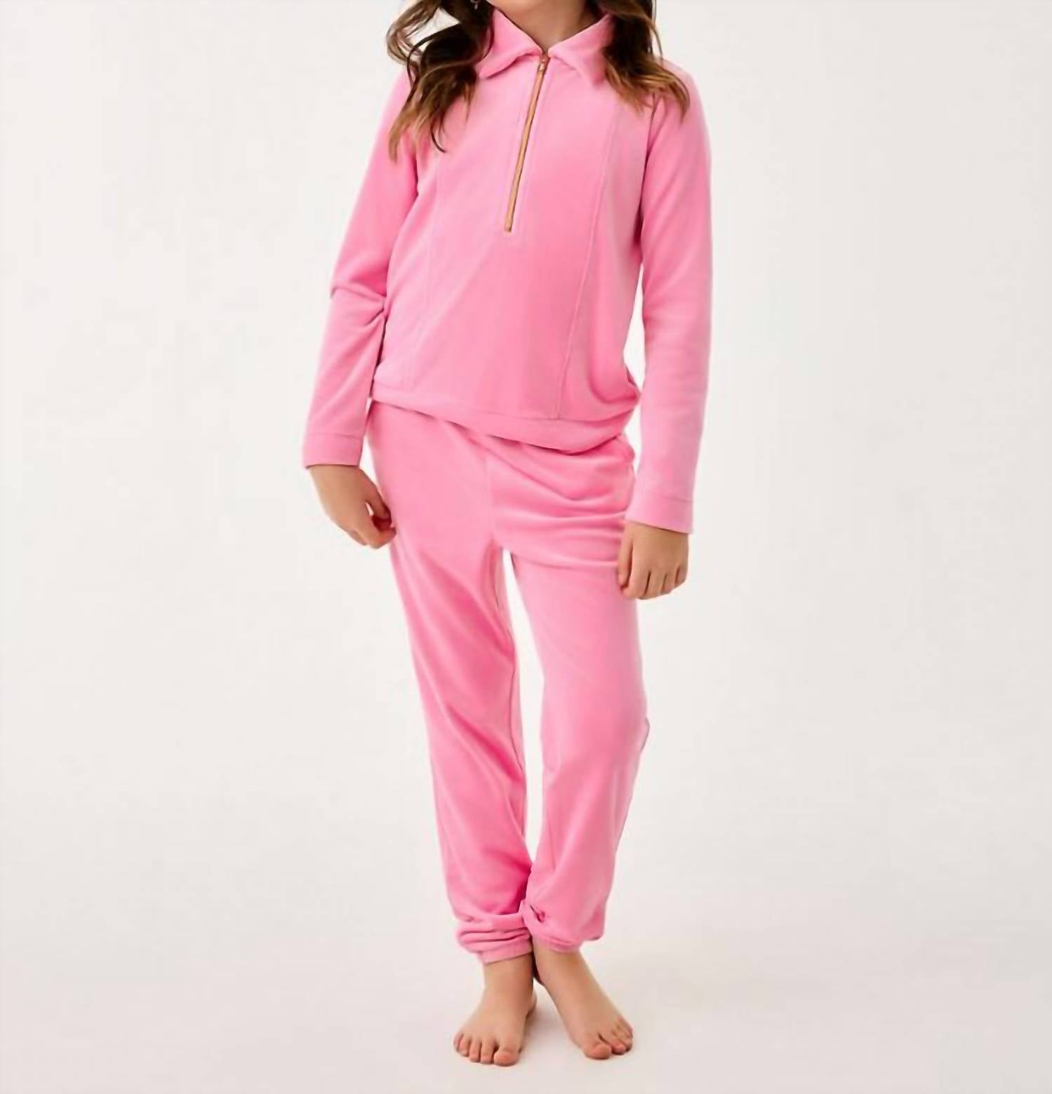Lilly Pulitzer - Mini Mallie Velour Pant