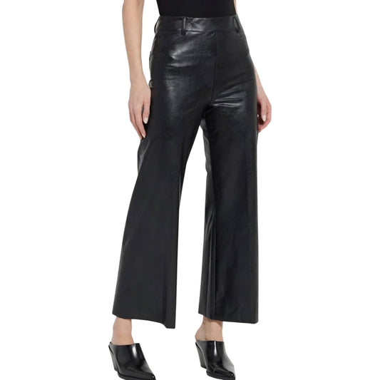 Lysse - Vegan Leather Wide Leg Pants