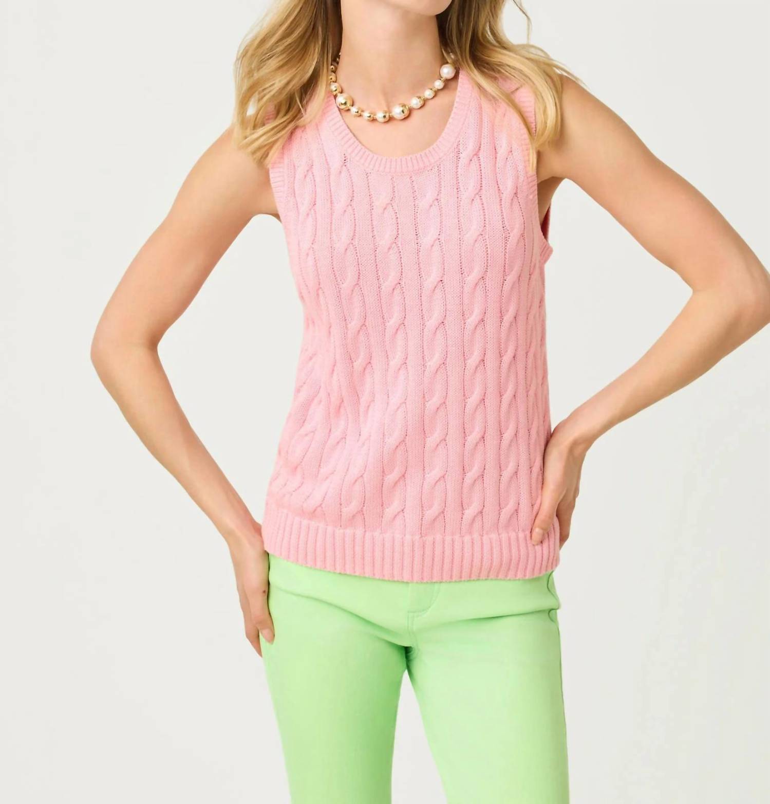 Lilly Pulitzer - Brockton Crew Neck Sweater Tank