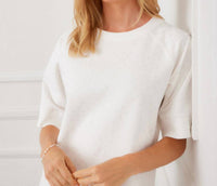 Karen Kane - Raglan Sleeve Embellished Knit Dress