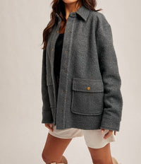 Hem & Thread - Teddy Snap Jacket
