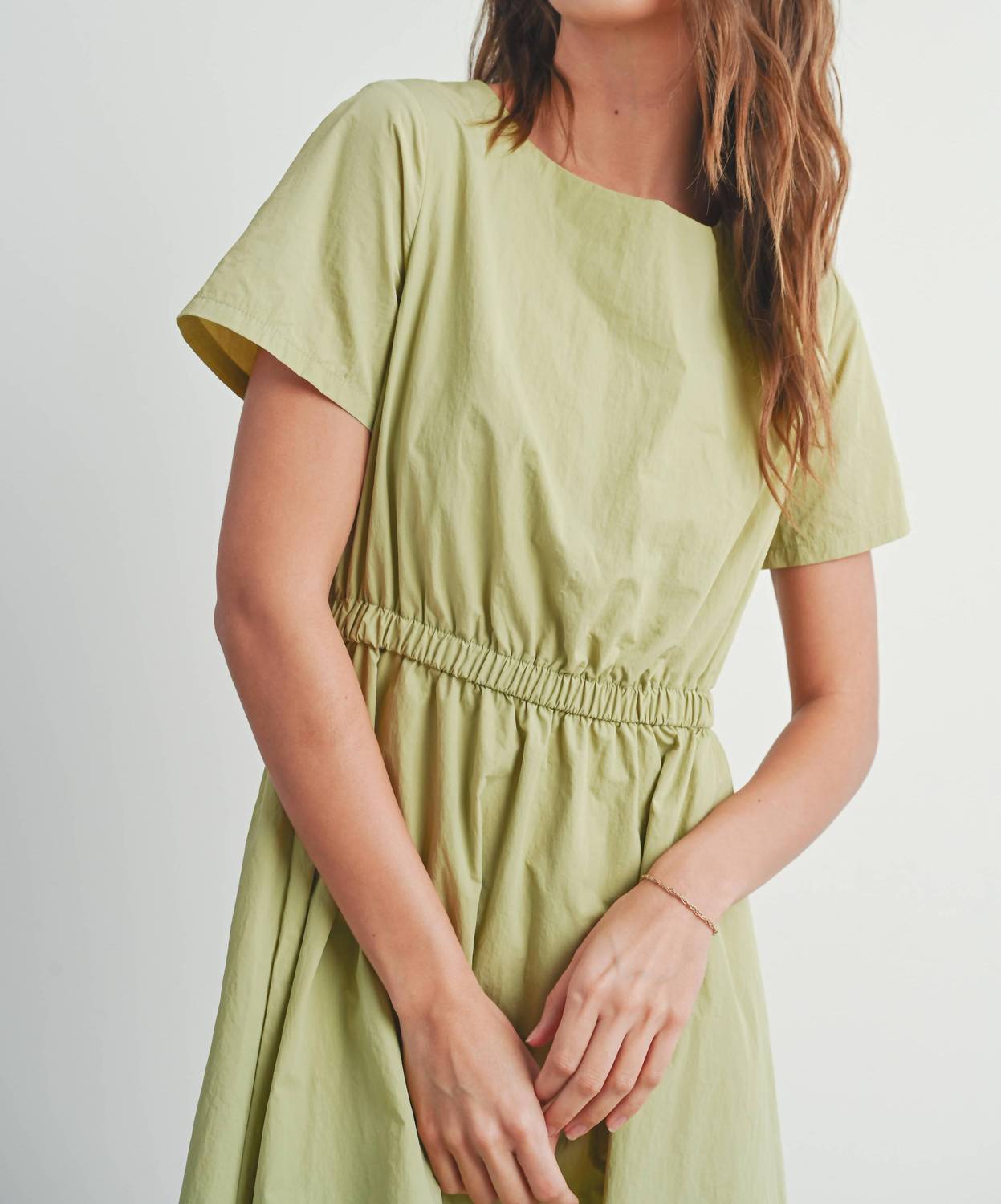 Buttermelon - Short Sleeve Fall Midi Dress
