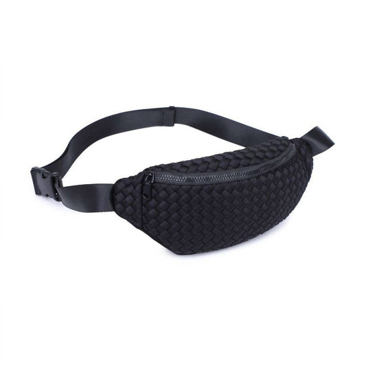 Sol And Selene - Women's Aim High Woven Neoprene Belt Bag Fanny Pack Sling Bag