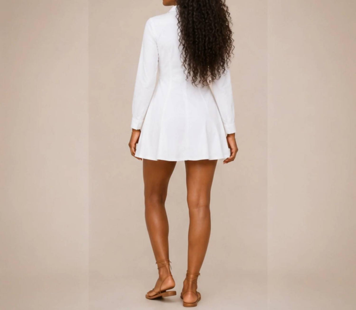 Tcec - Ladonna Tailored Shirt Mini Dress