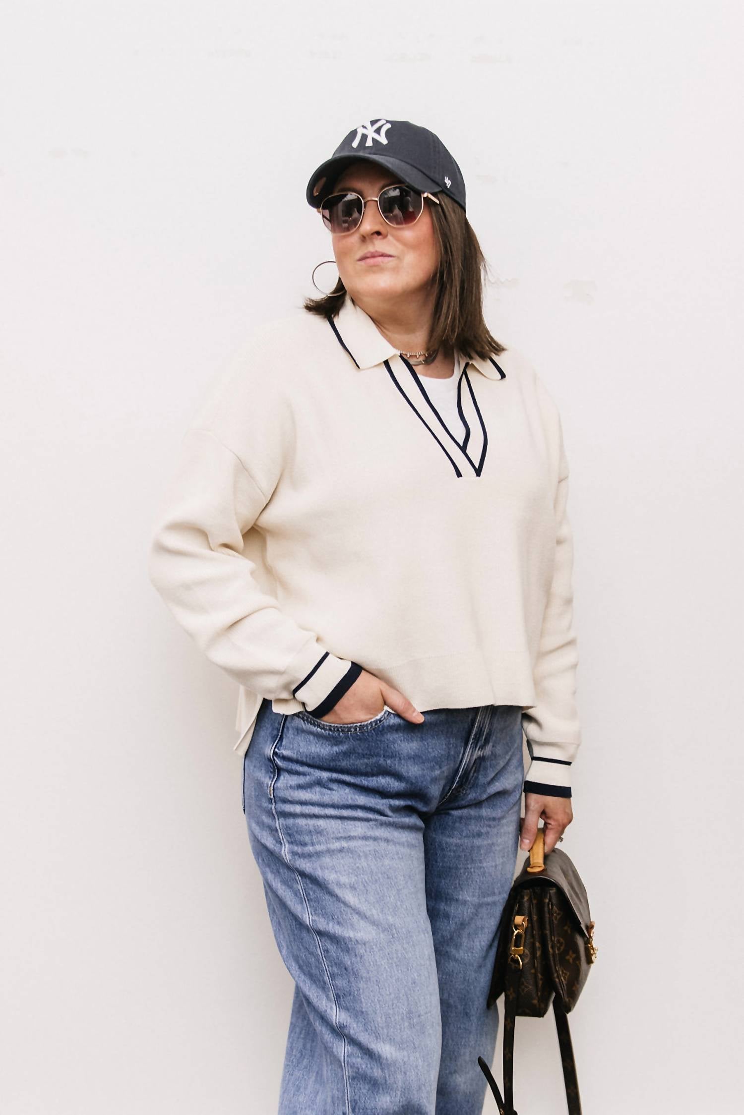 Gentle Fawn - Boxy Polo Sweater