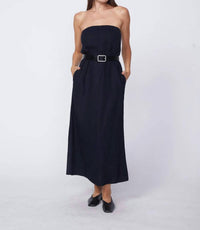Stateside - Linen Column Maxi Dress