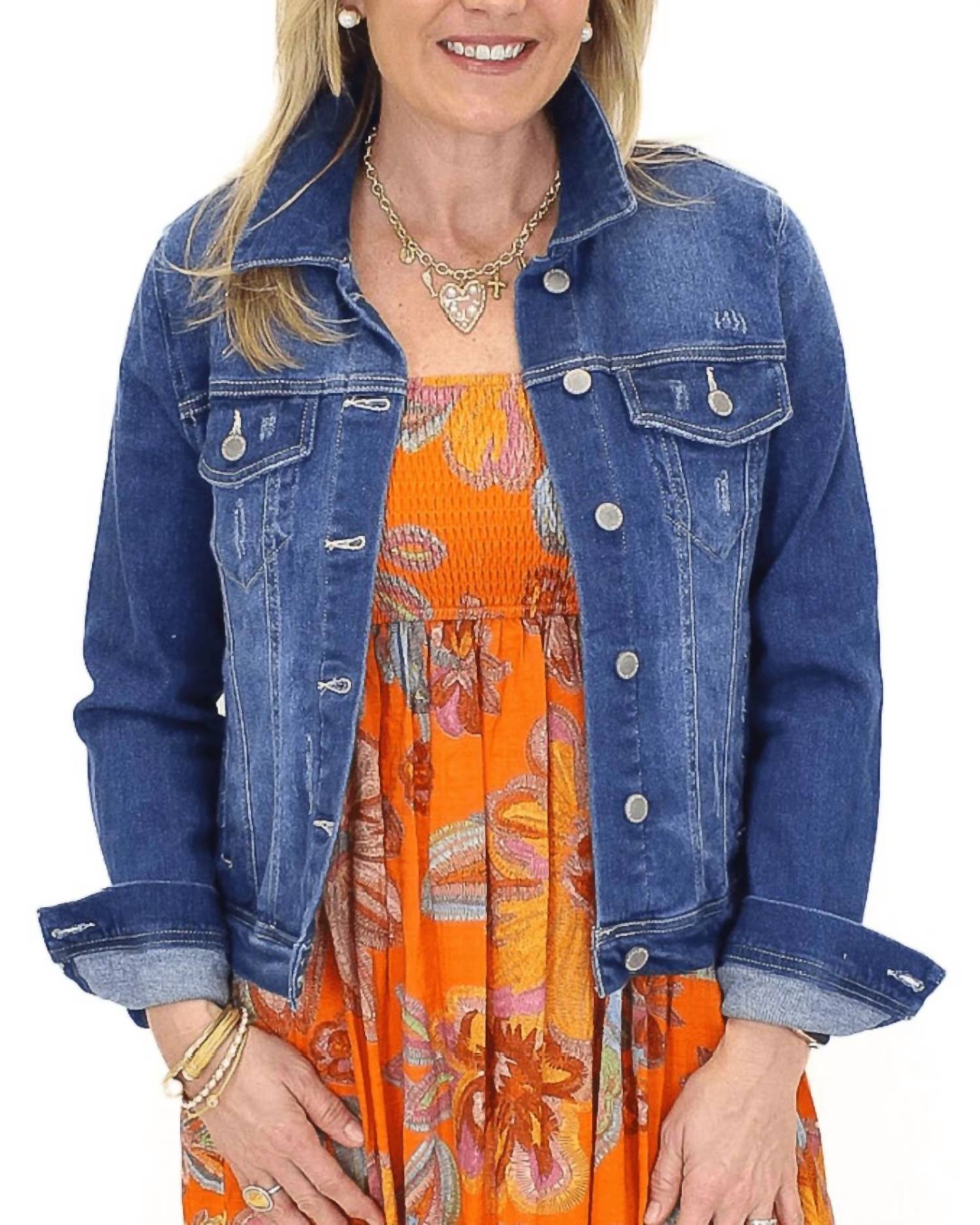 Risen - Vintage Washed Denim Jacket
