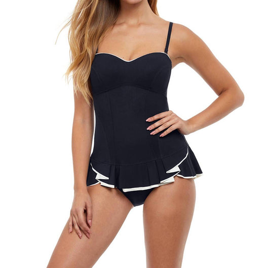 Profile By Gottex - Bandeau Strapless Shirred Swimdress