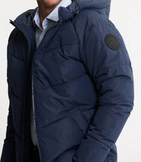 Jachs New York - Quilted Hooded Long Sleeve Puffer Jacket