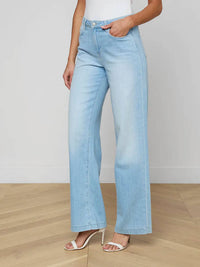 L'Agence - Scottie Wide-leg Jeans