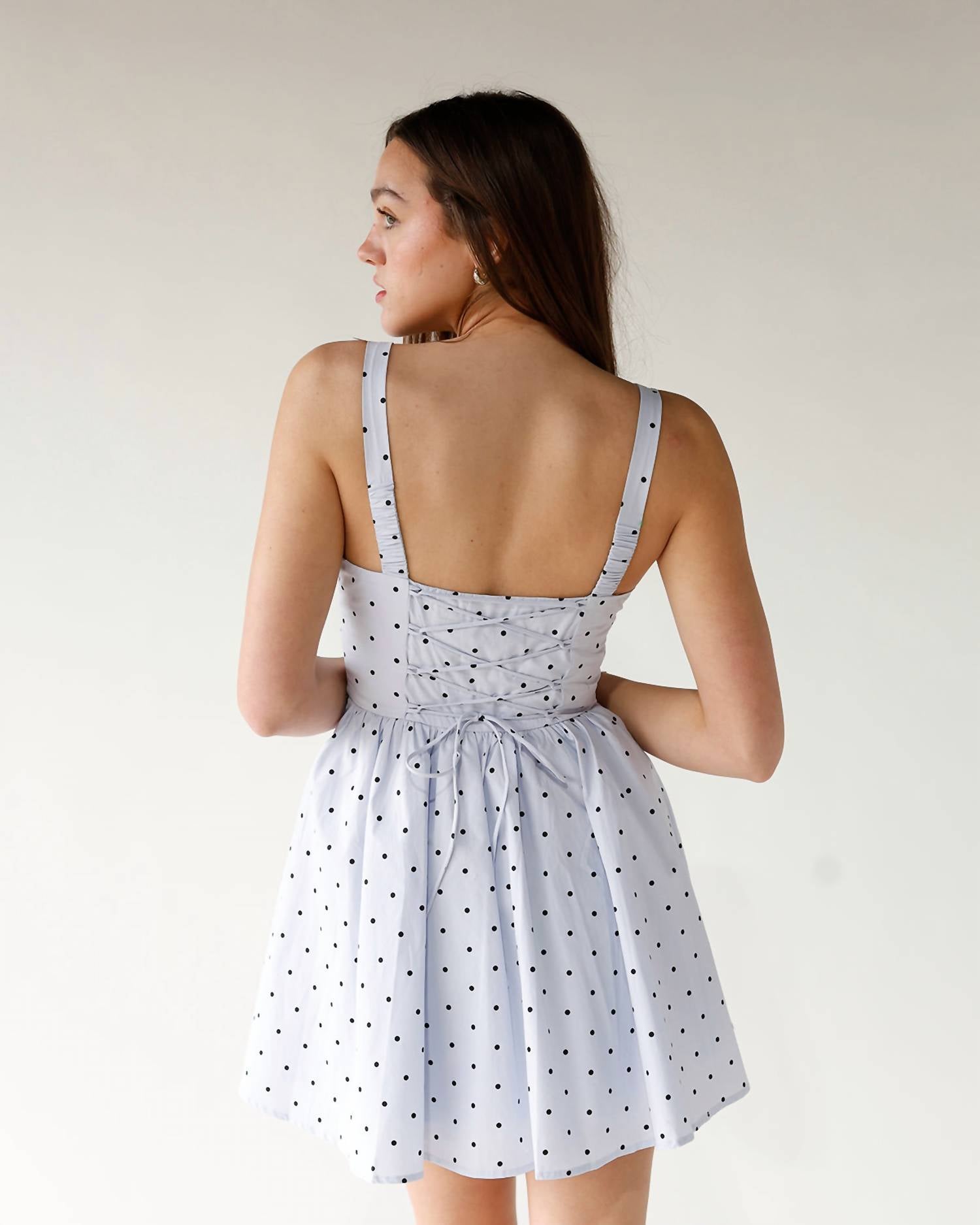 Mable - Polka Dot Breeze Mini Dress