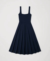 Pact - Fit & Flare Square Neck Dress