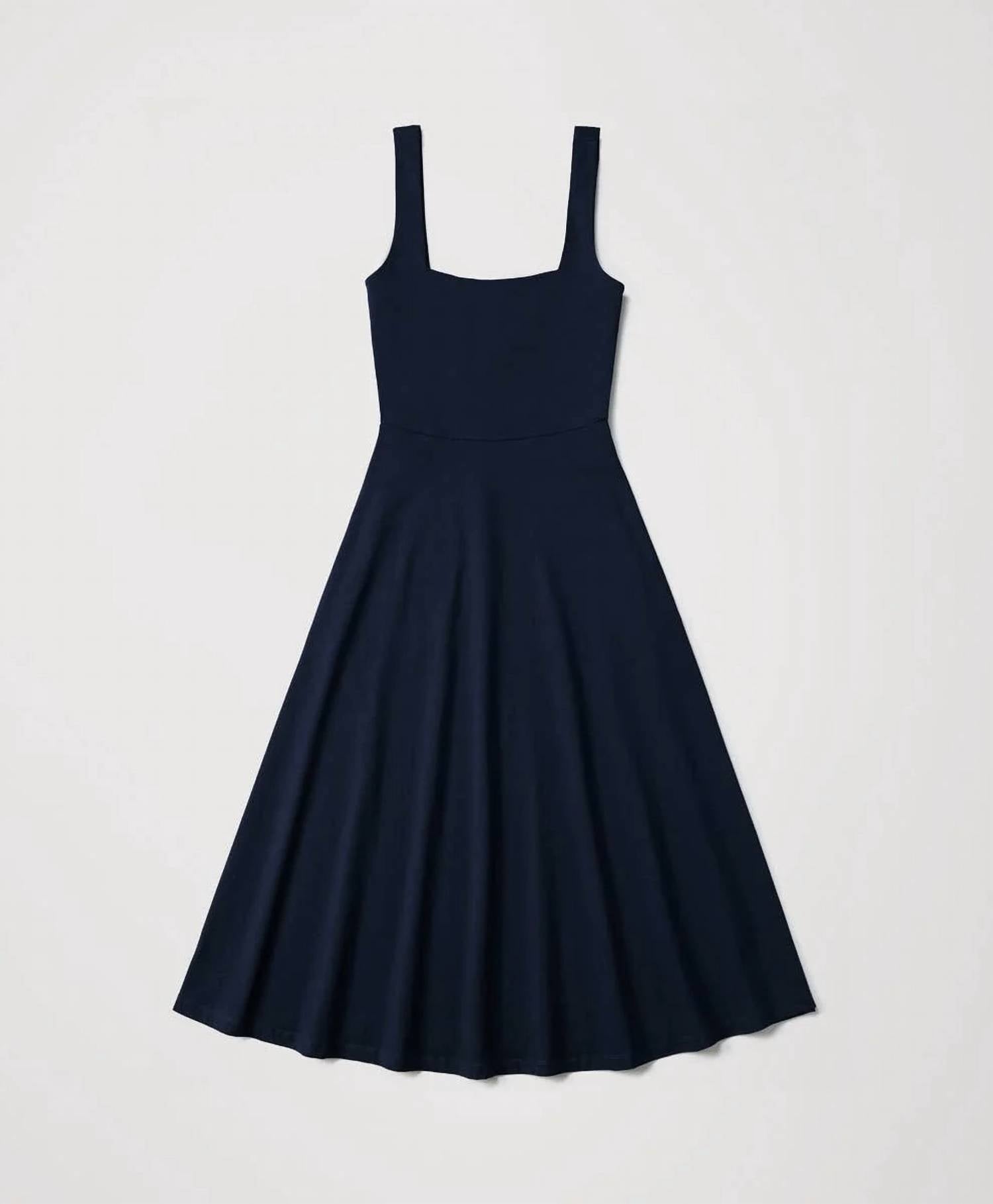 Pact - Fit & Flare Square Neck Dress