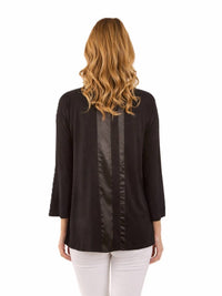 Lemon Grass - Abstract Three-quarter Sleeves Top