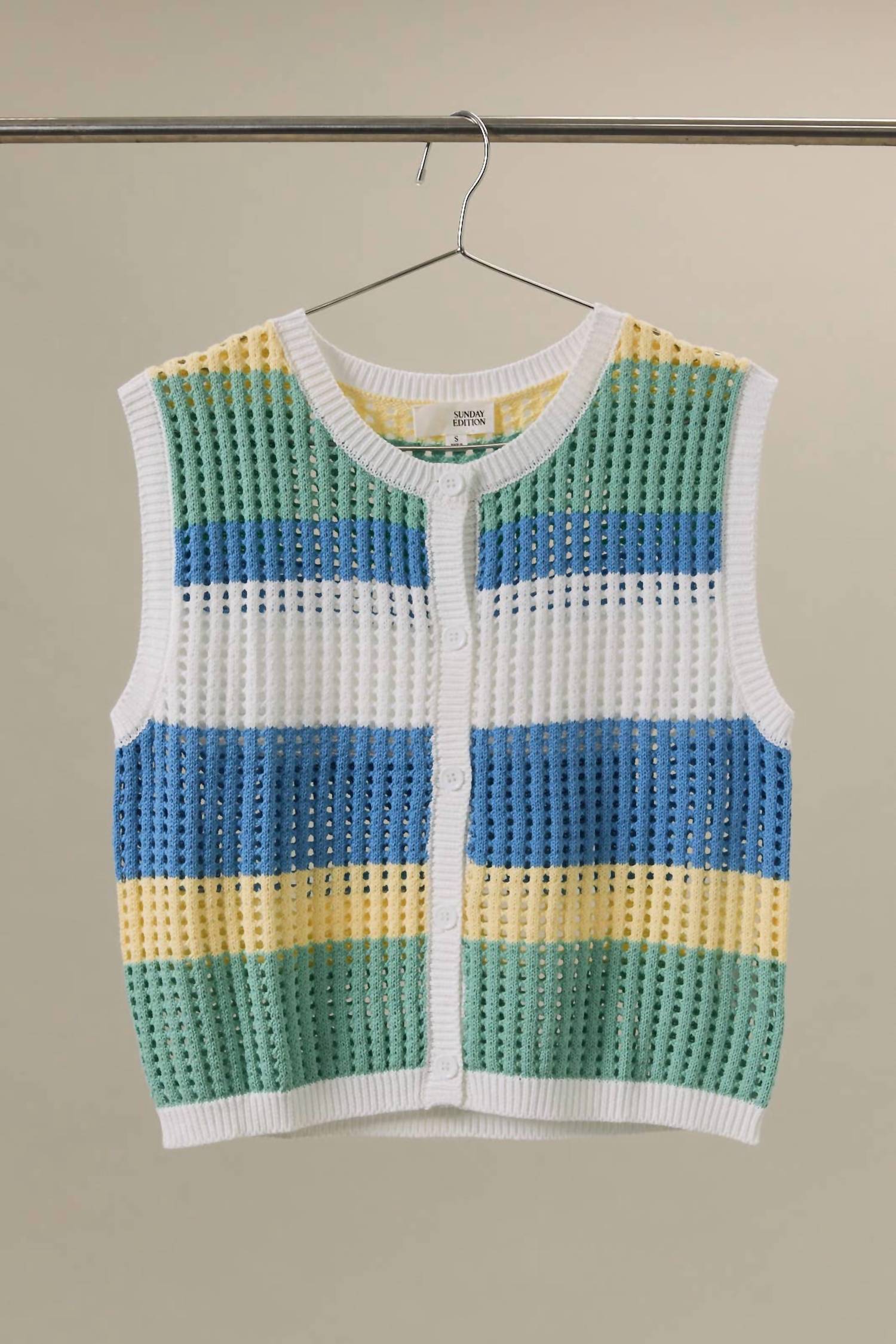 Sunday Edition - Angie Vest Top