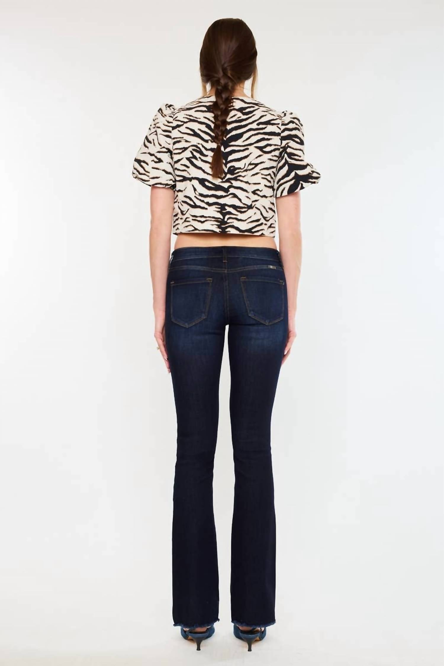Kancan - Low Rise Bootcut Jeans