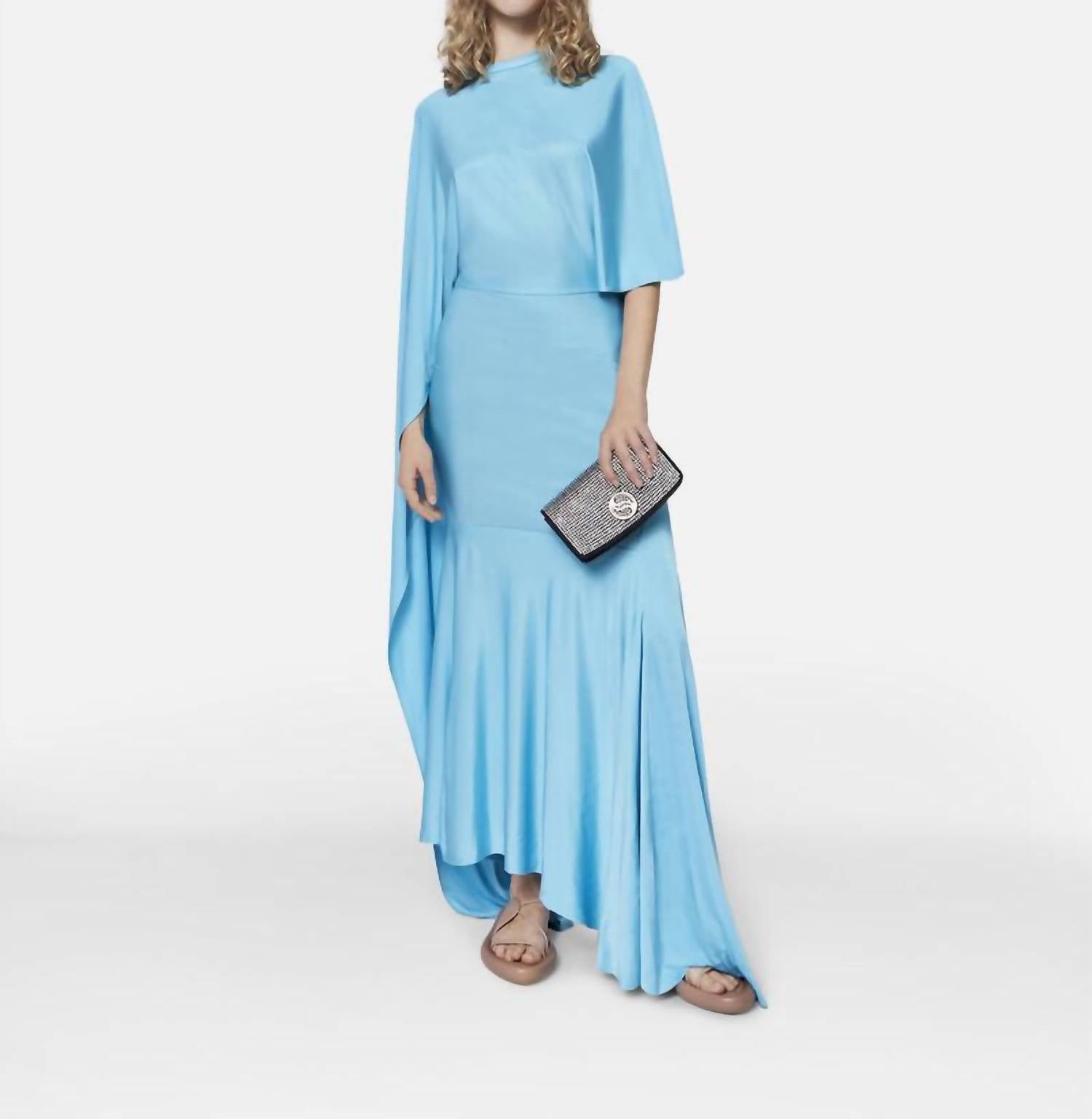 Stella Mccartney - Asymmetric Cape Sleeve Dress