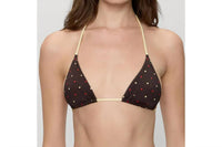 Frankies Bikinis - Nick Reversible Shine Bikini Top