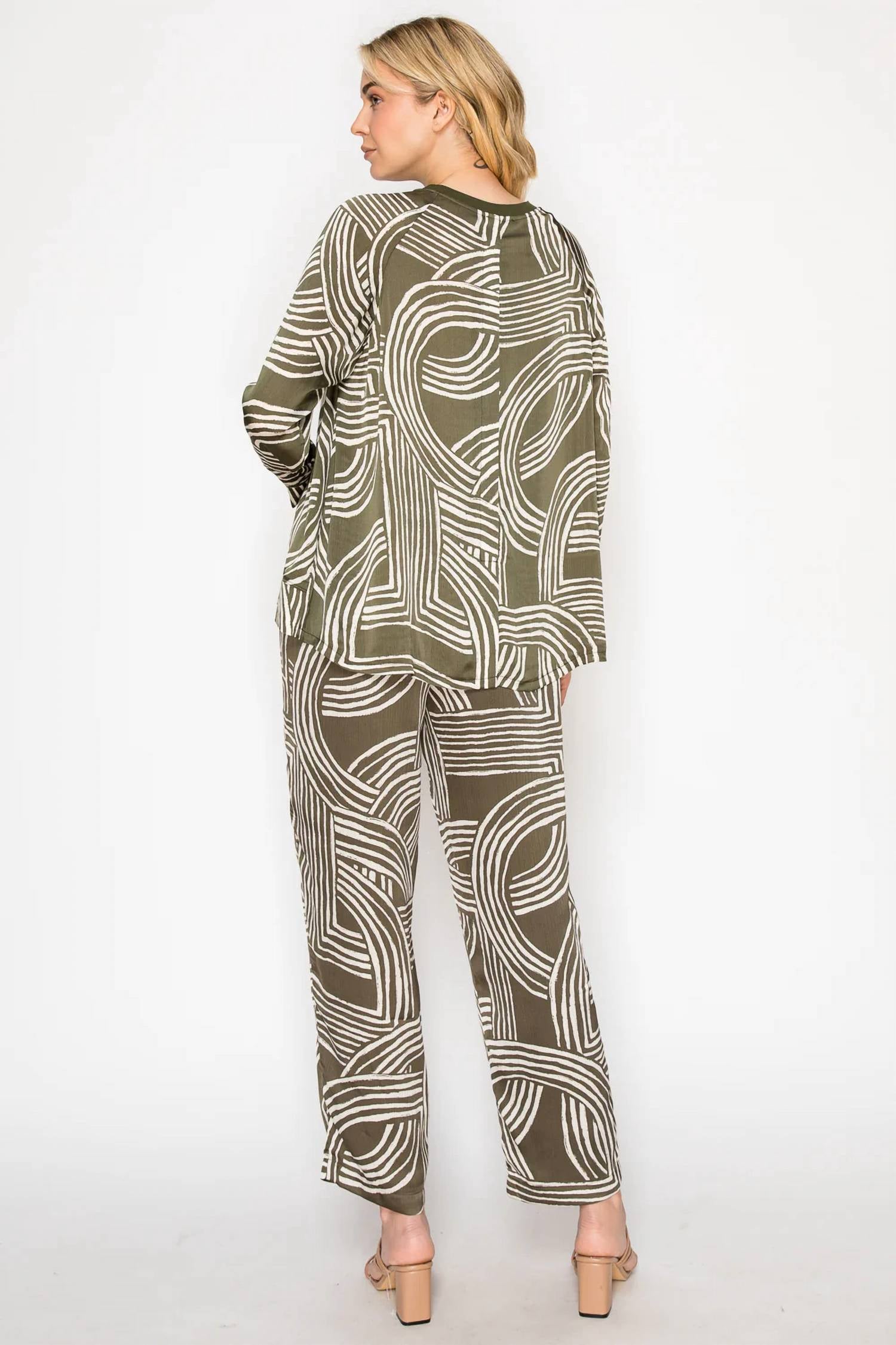 Joh - Johnna Woven Print Pants