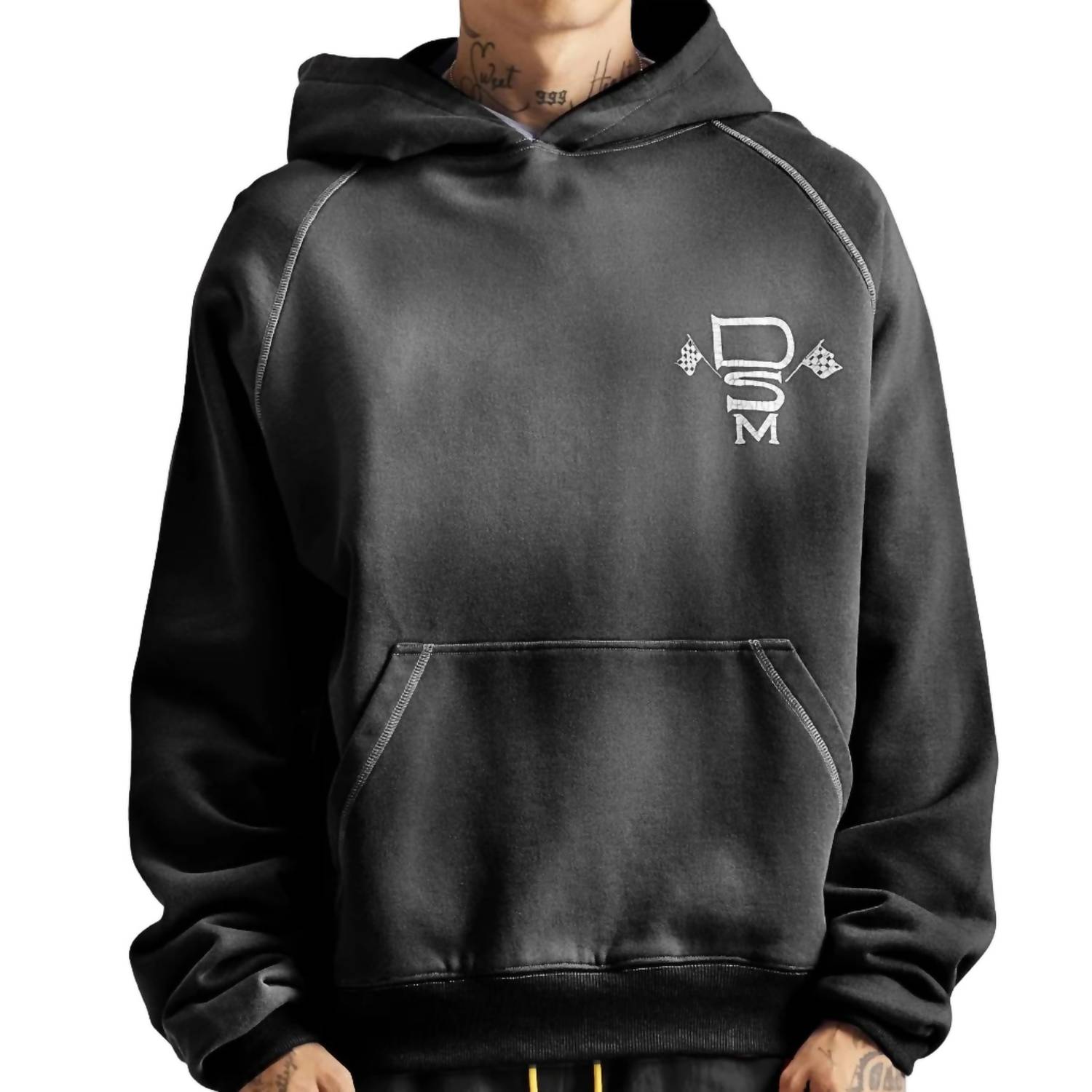 Diet Starts Monday - Contrast Stitch Hoodie