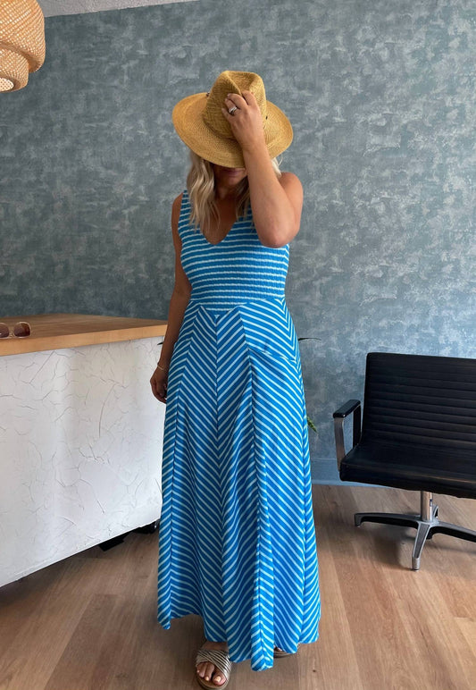 Blakeley - Luciana Stripe Maxi Dress