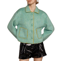 Strut & Bolt - Contrast Embroidery Wool Jacket