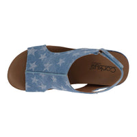 Corkys Footwear - Women's Carley Graphic Studded Slingback Wedge Sandals