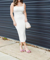 French Connection - Cotton Pointelle Maxi Dress