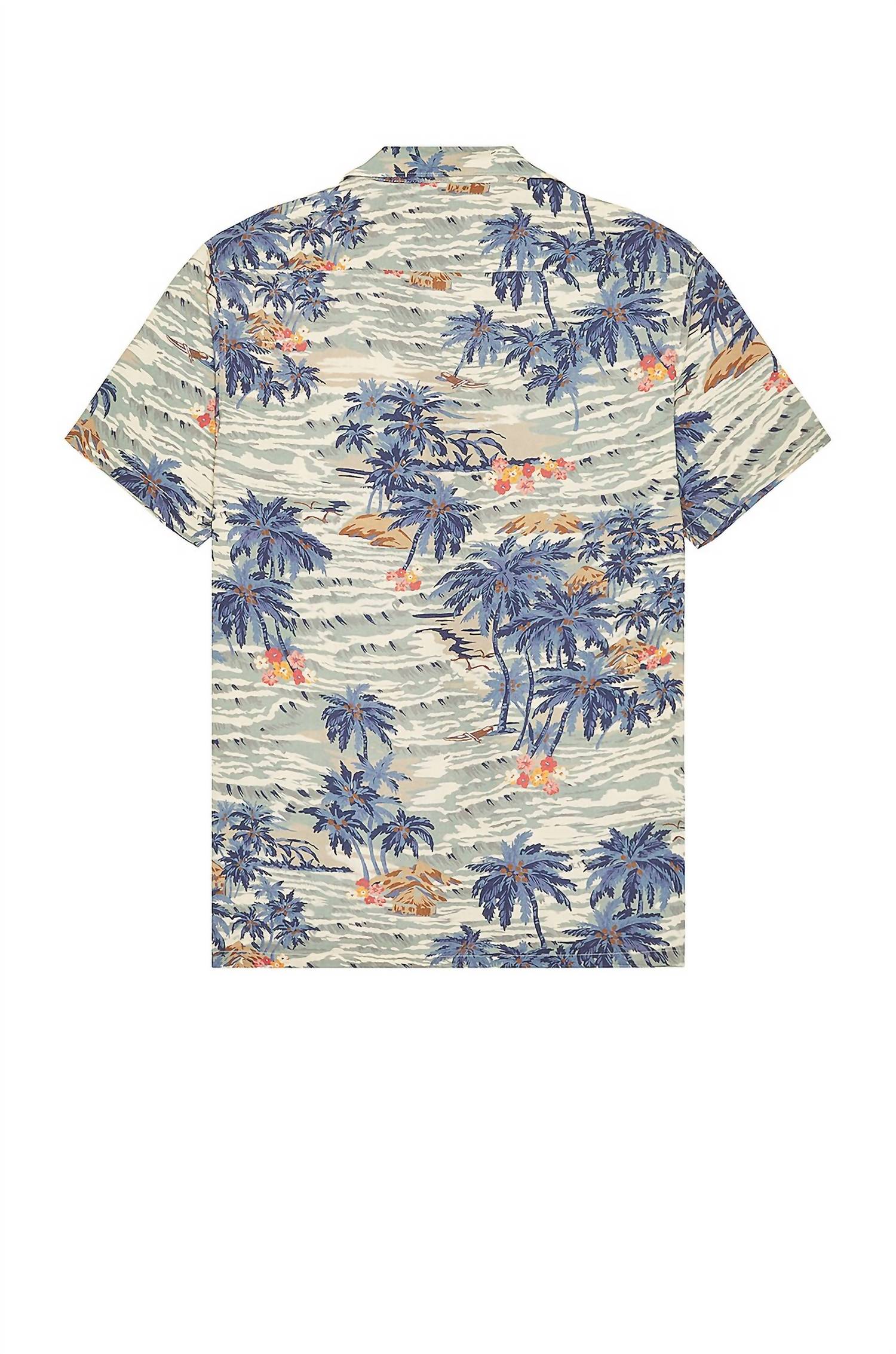 Faherty - Short Sleeve Rayon Kona Camp Shirt
