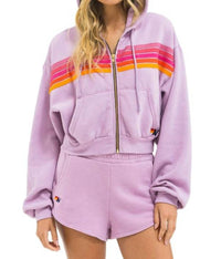 AVIATOR NATION Essential Club Shorts in mauve - women's shorts - view 4