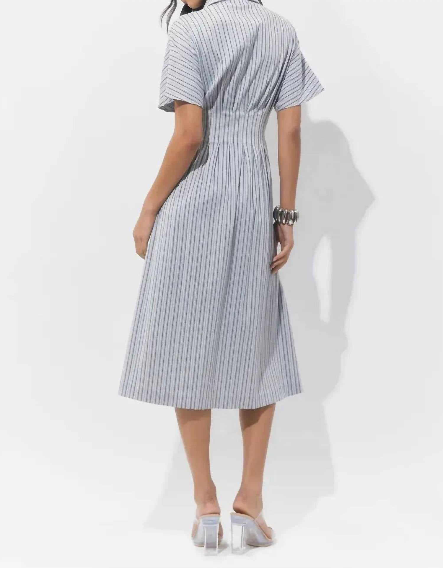 Adelyn Rae - Audrey Midi Shirt Dress