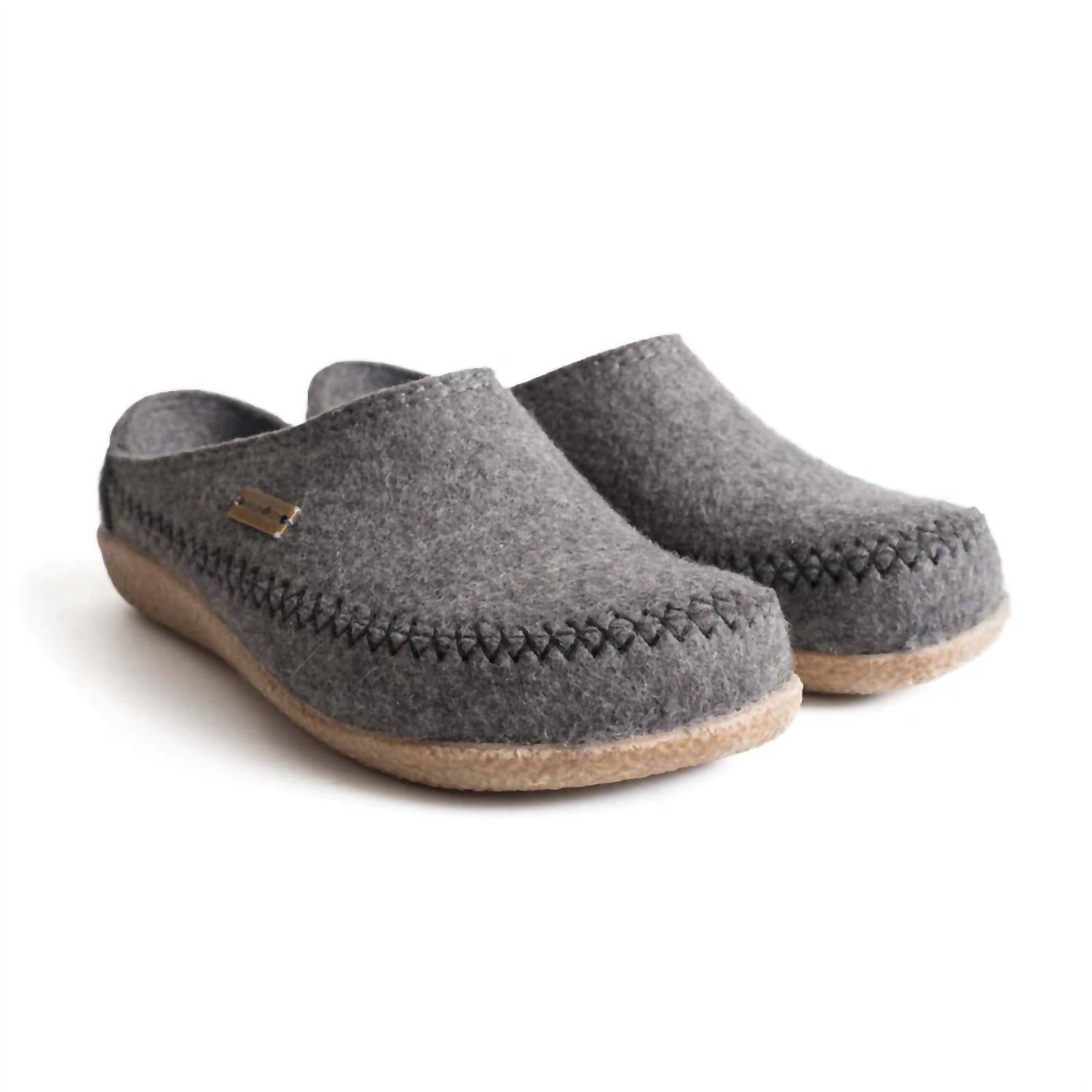 HAFLINGER Unisex Fletcher Wool Slippers in grey - women's shoe