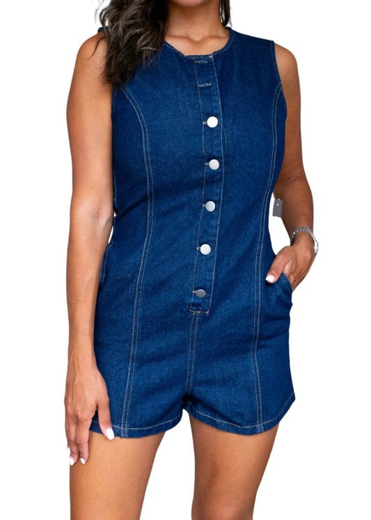 Le Lis - Meredith Denim Romper