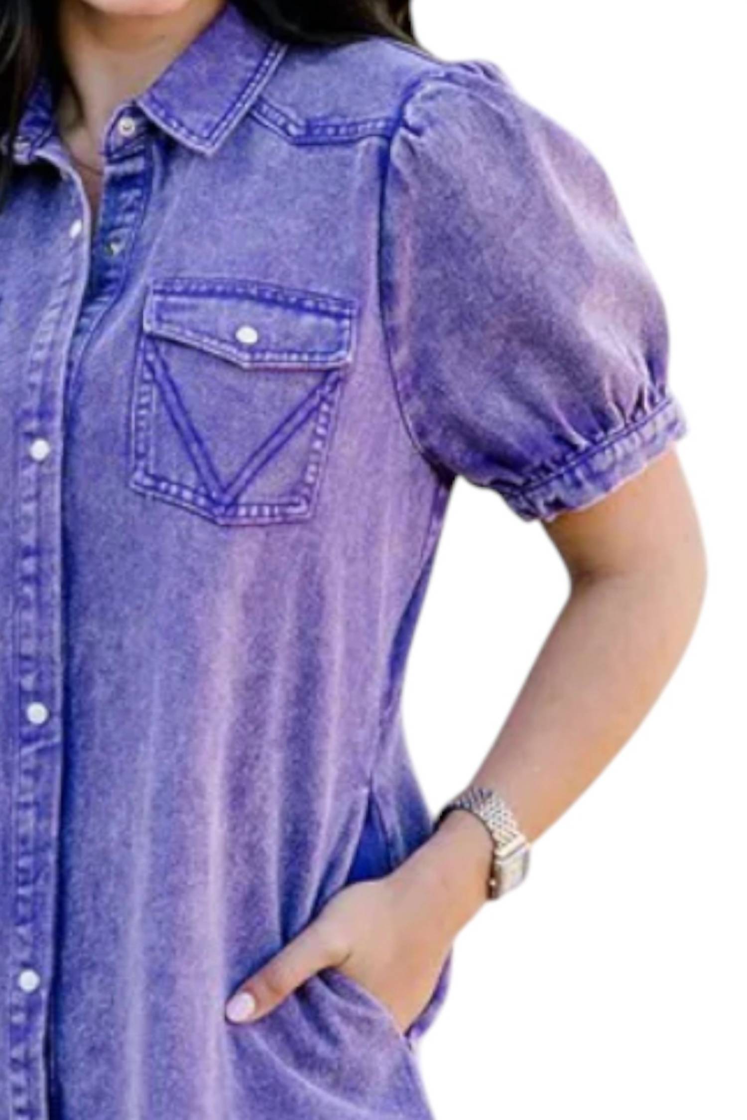 Layerz Clothing - Annie Mini Shirt Dress