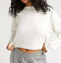 Richer Poorer - Relaxed Cropped Long Sleeve Tee