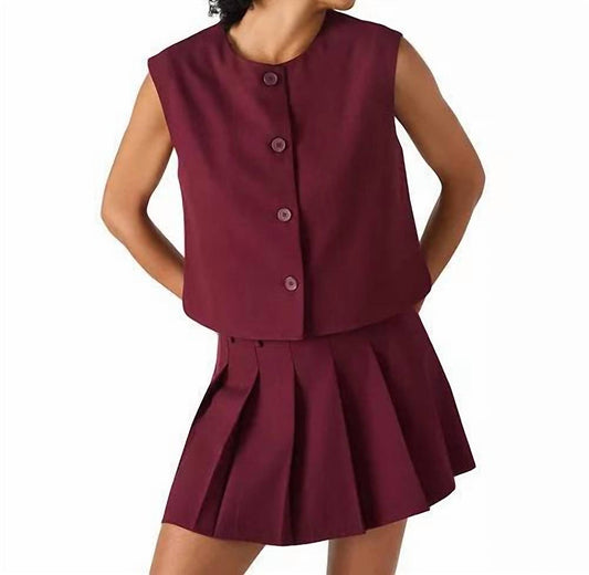 Steve Madden - Alessa Sleeveless Crewneck Top