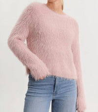 Velvet By Graham & Spencer - Mayle Feather Yarm Crew Sweater